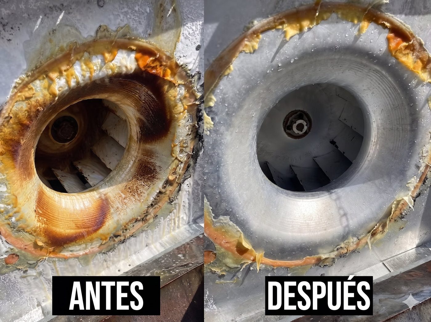 Sistema después de la limpieza